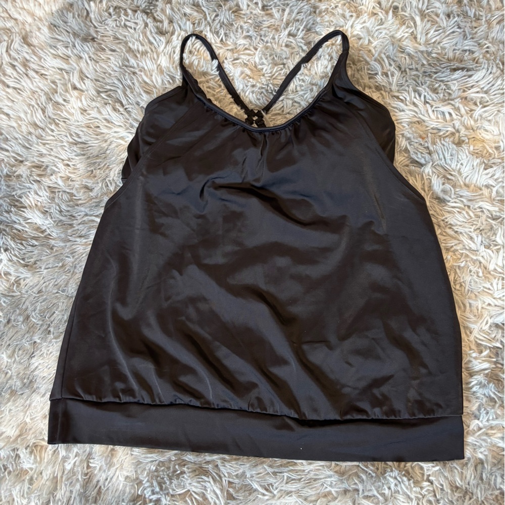 Black & Navy Athleta Tankini Tops